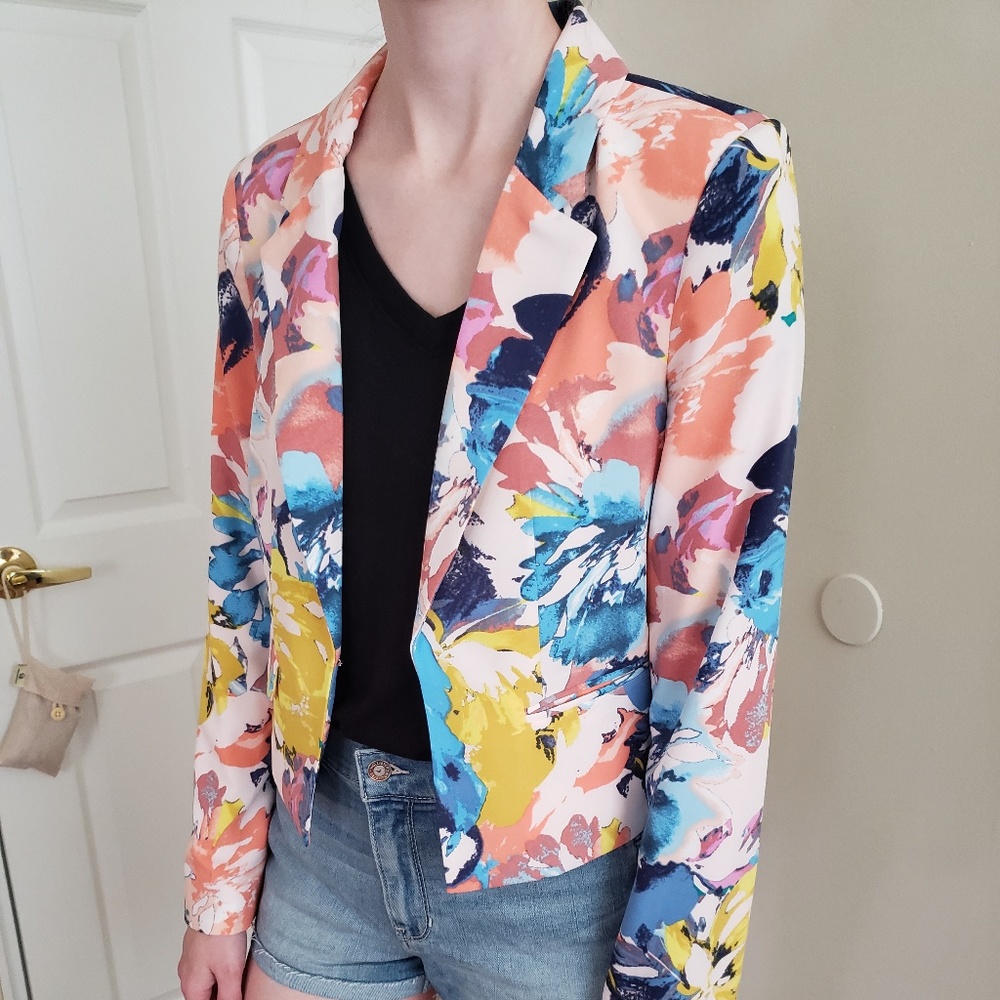 Bebe | Watercolor Blazer